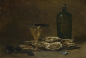 Ainda vida com ostras, 1875-1877