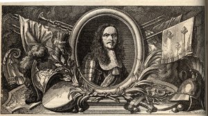 Retrato de Henri de La Tour d "Auvergne, Visconde de Turenne de Philippe Simonneau
