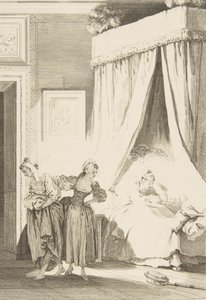 La Gageure des trois Commeres: La Servante, de Contos e contos em verso ..., publicado em 1795. de Philippe Triere