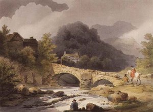 Brathay Bridge, pub. por R. Bowyer em 