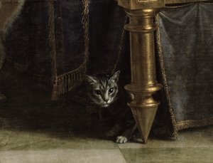 Cristo na casa de Simão, o fariseu, c.1656 (detalhe de 173719) de Philippe de Champaigne
