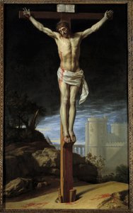 Cristo na Cruz Pintura de Filipe de Champaigne (1602-1674) (ec.flam.) Século XVII Kansas City. Galeria Nelson de Philippe de Champaigne