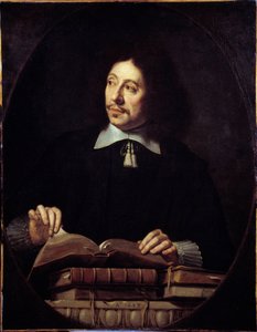 Retrato de homem. Pintura de Philippe de Champaigne (1602-1674) ec. Flam. de Philippe de Champaigne