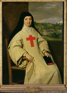 Madre Angelique Arnauld (1591-1661) Abadessa de Port-Royal, 1654