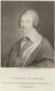 Retrato do Cardeal Richelieu de Philippe de Champaigne