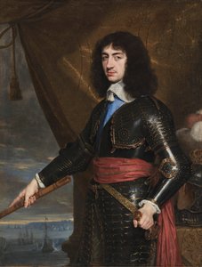 Retrato do rei Carlos II da Inglaterra de Philippe de Champaigne