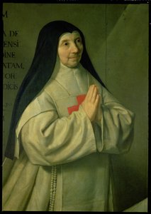 Retrato, de, mãe, Catherine-Agnes, Arnauld, 1593-1671, 1662, detalhe, de, 89736