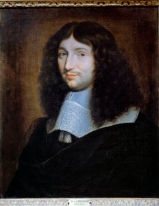 Retrato presumido de Jean Baptiste (Jean-Baptiste) Colbert (1619-1683), intendant of finance of Louis XIV" Pintura de Philippe De Champaigne (1602-1674). Reims, Musee Des Beaux Arts - Retrato de um Homem, Presume-se ser Jean Baptiste (Jean-Baptiste) Colber de Philippe de Champaigne