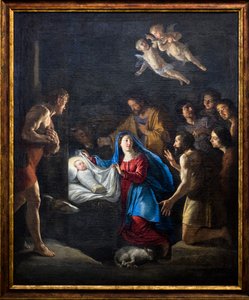 A adoração dos pastores de Philippe de Champaigne