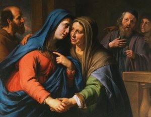 A Visitação, c.1643 de Philippe de Champaigne