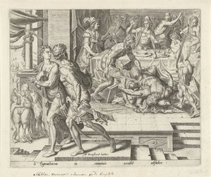 A vingança de Absalom
História de Tamar e Amnon (título da série) de Philips Galle