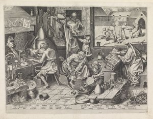 Alquimista de Philips Galle