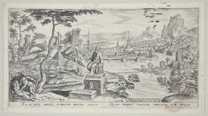 Céfalo e Prócris de Philips Galle