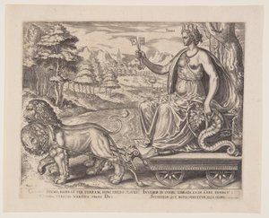 Terra, de Os Quatro Elementos de Philips Galle