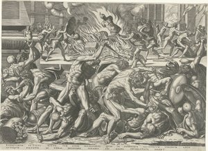 Batalha de gladiadores de Philips Galle