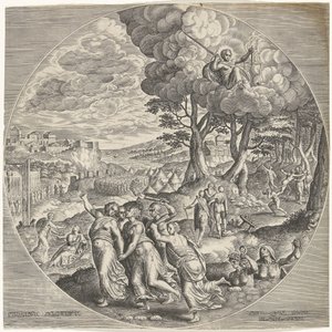 Idade do ferro
Ferreum saeculum (título sobre o objecto)
As quatro idades (título da série) de Philips Galle