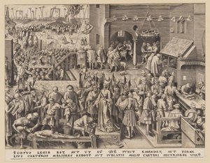 Justiça, de As Sete Virtudes de Philips Galle