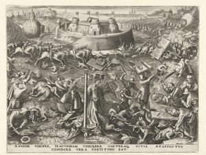 Força
Fortitudo (título sobre o objecto)
As sete virtudes (título da série) de Philips Galle