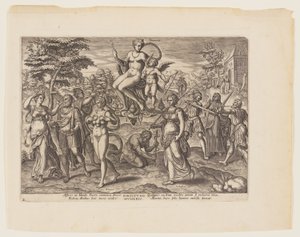 O Poder da Mulher [3 Esdras 4:18-19, 22-23, 29-32], de Os Quatro Poderes Mais Fortes de Philips Galle