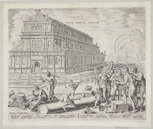 O templo de Diana em Éfeso de Philips Galle