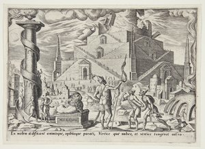 A torre de Babel de Philips Galle