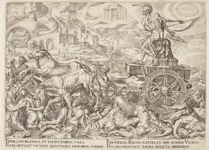 O triunfo da morte de Philips Galle