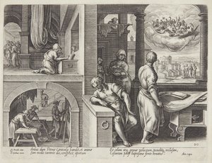 A visão de São Pedro de Philips Galle