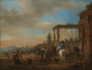 A Escola de Equitação
Uma Escola de Equitação de Philips Wouwerman