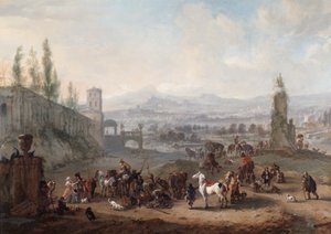 O regresso da perseguição, depois de c.1650 (óleo sobre tela)