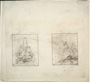 Criança com botão de rosa de Phillip Otto Runge