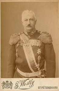 General Konstantin Pavlovich Prezhbiano 1840-1905. de Photo studio E. Westly and Co.