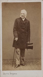 Retrato do Compositor Gustave Vogt 1781-1870. de Photo studio Legé and Bergeron.