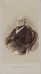 Retrato do Conde Karl Robert Nesselrode 1780-1862, ca 1860. de Photo studio Mayer and Pierson.