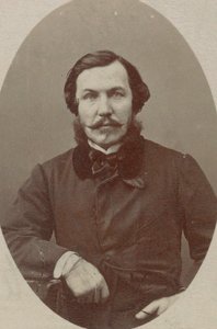 Retrato do pianista e compositor Alfred Quidant 1815-1893. de Photo studio Nadar.