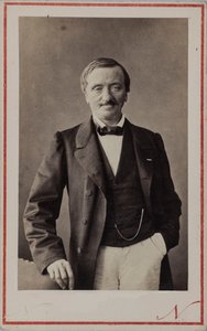 Retrato do compositor Antoine Elwart 1808-1877, ca 1860.