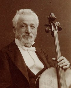 Retrato do compositor e violoncelista Gaetano Braga 1829-1907 , c. 1875.