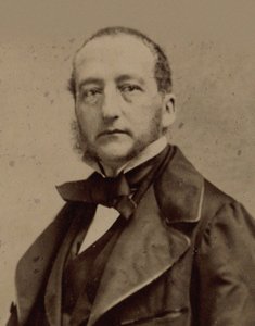 Retrato do pianista e compositor Sigismund Thalberg 1812-1871, ca 1860.