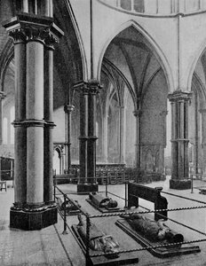 Interior da Igreja do Templo, cidade de Londres, c1905 1906