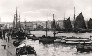 O Barbican, Plymouth, Devon, início do século XX.