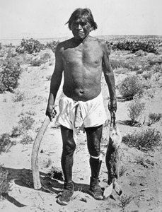 Hopi Hunter (foto a p/b) de Photographer American