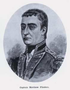 Capitão Matthew Flinders (foto a p/b) de Photographer Australian