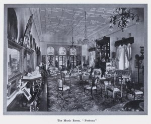 A Sala de Música, "Fortuna" (foto a p/b) de Photographer Australian