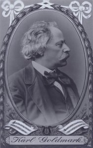 Karl Goldmark, compositor húngaro (foto a p/b)