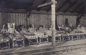 Soldados feridos do exército austro-húngaro, Primeira Guerra Mundial