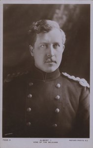 Albert I, Rei da Bélgica (foto a p/b)