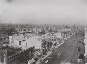 Vista aérea de Winnipeg (foto a p/b) de Photographer Canadian