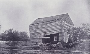 Canadá: Primeira Casa do Conselho dos Índios das Seis Nações, Brantford (foto a p/b)