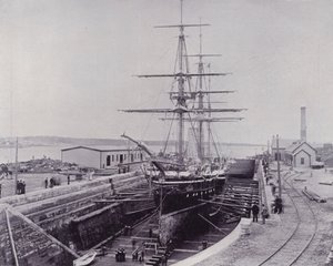 Canadá: HMS "Canada" (foto a p/b) de Photographer Canadian