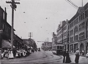 Granville Street, Vancouver (foto a p/b) de Photographer Canadian