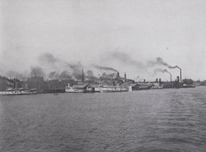The Harbor Front, Toronto (foto a p/b) de Photographer Canadian